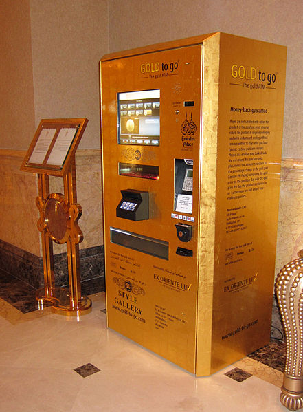 Gold to Go vending machine