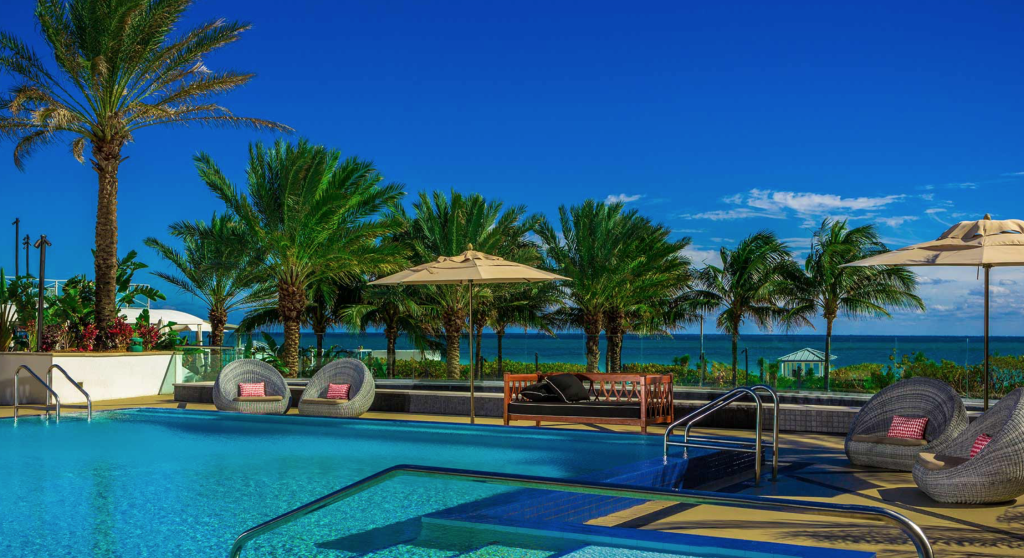 The Eden Roc luxury hotel I'm Miami Beach