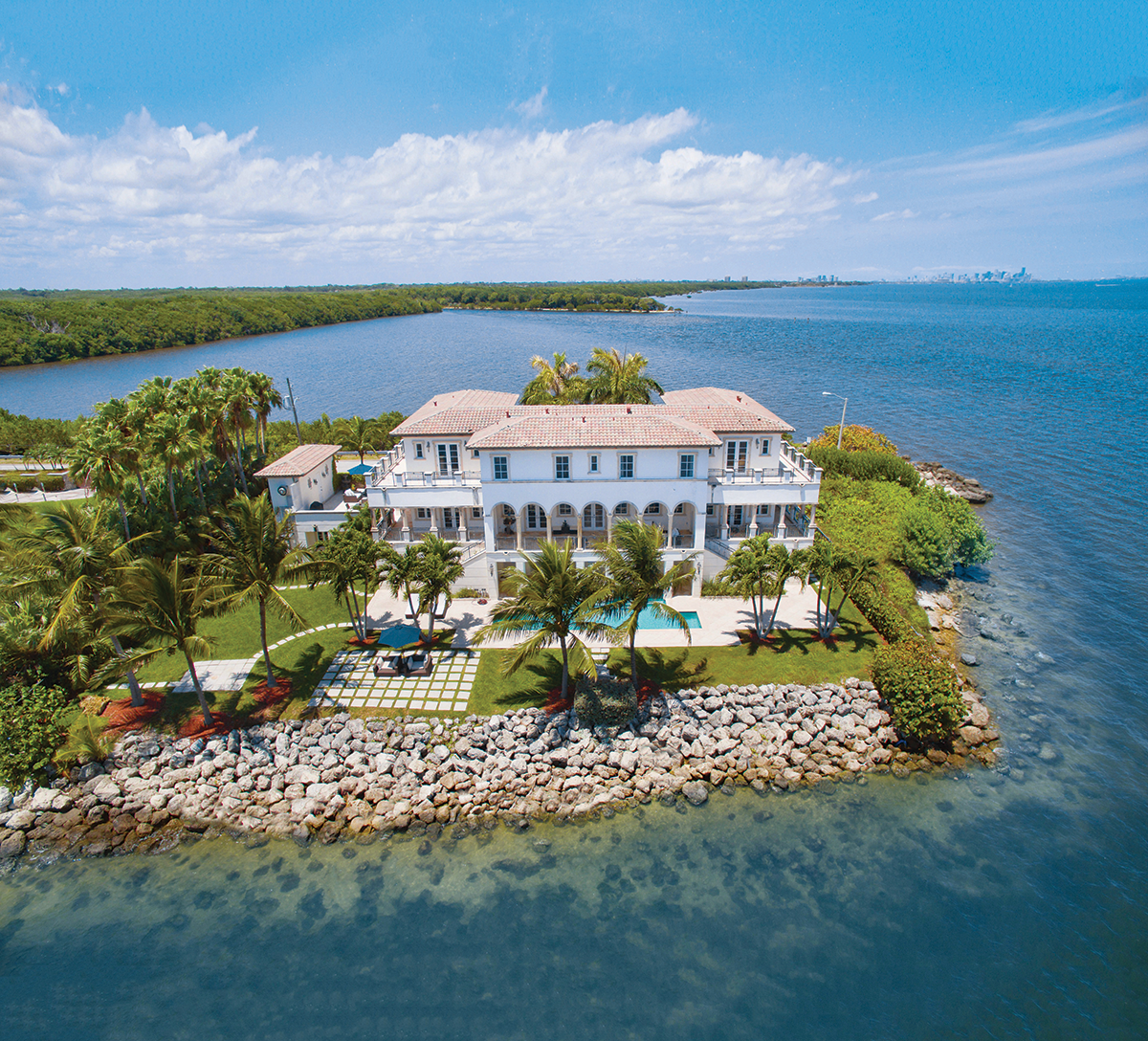 coral gables home for sale on the water